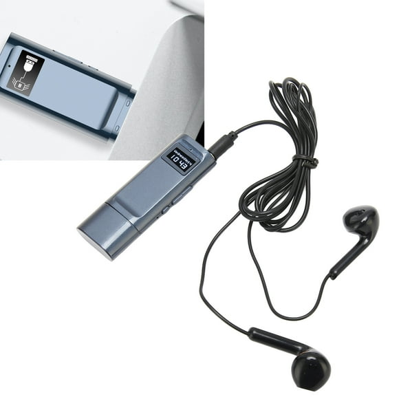 Digital Voice Recorder, Voice Activated Recorder Noise Reduction Portable Tape Recorder With Headphones, Recording Device For Lectures Meetings Interviews
