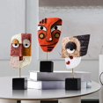 thumbnail image 2 of Personajes abstractos Manualidades Adornos Arte de la cara Estatua Escultura Resina Tallado a mano Estatuilla Knick-knack Oficina en el hogar Dormitorio Sala de estar Sala de estudio Afortunado Sencillez, 2 of 4