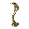 thumbnail image 4 of Estatua de serpiente, figura de animal, regalo de inauguración de la casa, artesanía artística, adorno de resina novedoso Estilo B, 4 of 9