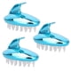 thumbnail image 4 of Masajeador de cuero cabelludo, 3 piezas, cepillo para champú, cepillo para lavar el cabello en húmedo y seco, peine para lavar el cabello, diseño aerodinámico, 4 of 14