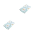 thumbnail image 3 of Naiovety Alfombras de baño de secado rápido - Textura No daña el piso Agarre fuerte Alfombra de flores de felpa segura Type3 NO3, 3 of 6