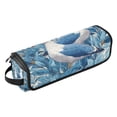 thumbnail image 2 of Hair Tool Organizer Bag with Heat Resistant Mat Removable Travel Storage Case for Hot Air Brushes Curling Irons Blue Seagull, 2 of 8