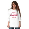 thumbnail image 3 of Breast Cancer Stronger & Courage Women's Long Sleeve T Shirt Brisco Brands S, 3 of 6