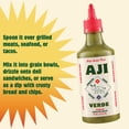 thumbnail image 3 of Aji Verde Peruvian Green Sauce - Fresh Cilantro Chili Sauce w/ Aji Limo Peppers - Vegan, Soy & Gluten Free, Paleo & Keto Friendly- Gourmet Sauce for Tacos, Sandwiches, Dips, & Bowls - 350ml (2 Pack), 3 of 7