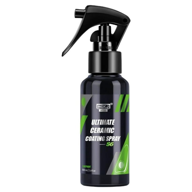 Liquid Cars Recubrimiento de cerámica Spray Anti Scratch Lotus Leaf Efecto hidrofóbico Versión Básica 100ml Zulema Aerosol de revestimiento de cerámica para automóviles