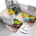 thumbnail image 2 of Xihbxyly Juego de Alfombrillas de Baño, Ultraabsorbentes y Antideslizantes, Cómodas Alfombras En Forma de U, Funda de Inodoro de Secado Rápido, Versátiles para La Entrada Del Baño, Que Realzan La Dec, 2 of 7