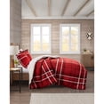 thumbnail image 2 of Premier Comfort Reversible Velvet to Sherpa Comforter Set,, Red, King, 2 of 2