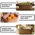 thumbnail image 2 of Woven Basket Natural Seagrass Storage Basket Kitchen Bathroom Sundries Basket Storage Basket, 2 of 5