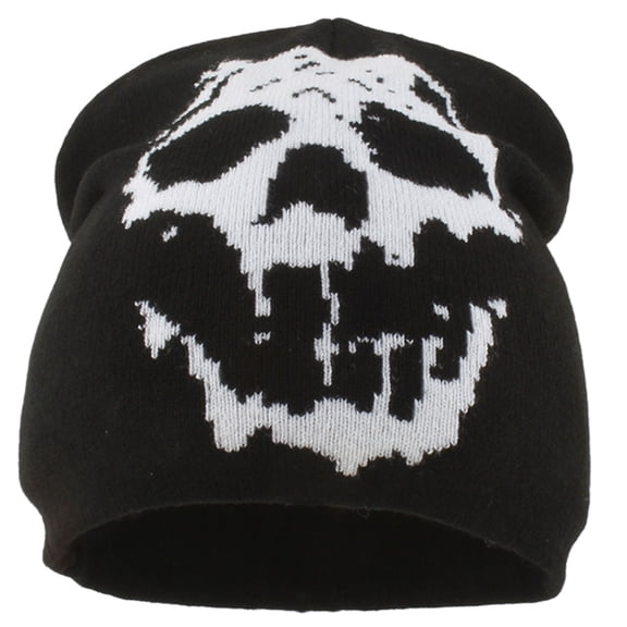 Aellinatey Unisex Cartoon Skull Design Acrylic Knitted Beanies For Fashion Winter