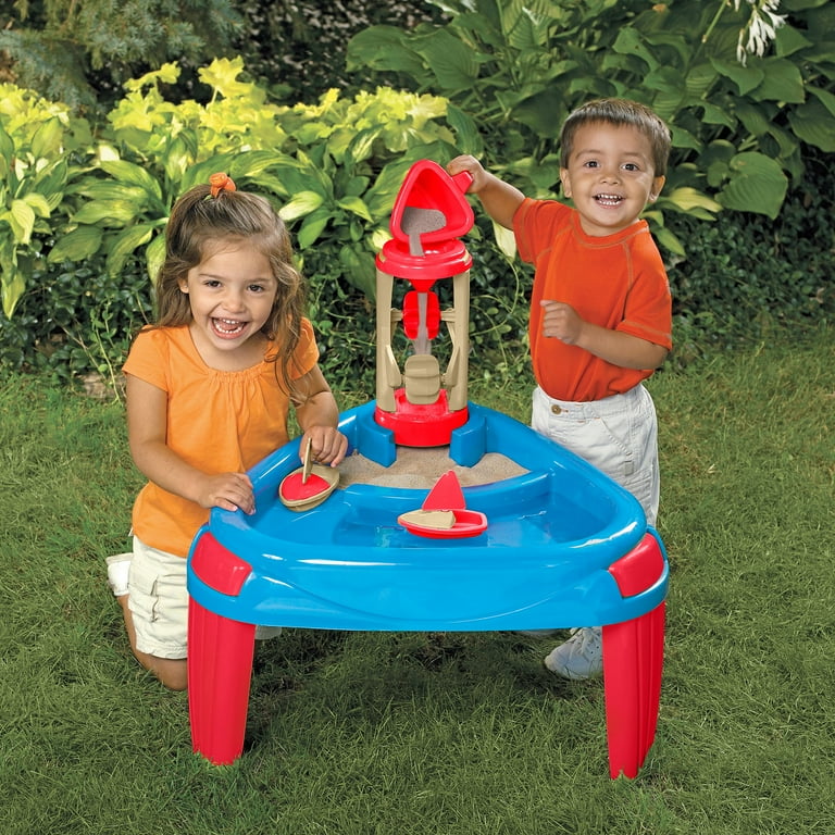 American plastic toys sand & store water playset