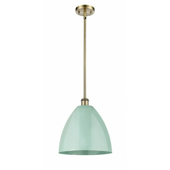 Innovations Lighting - Plymouth Dome - 1 Light Stem Hung Pendant In Industrial