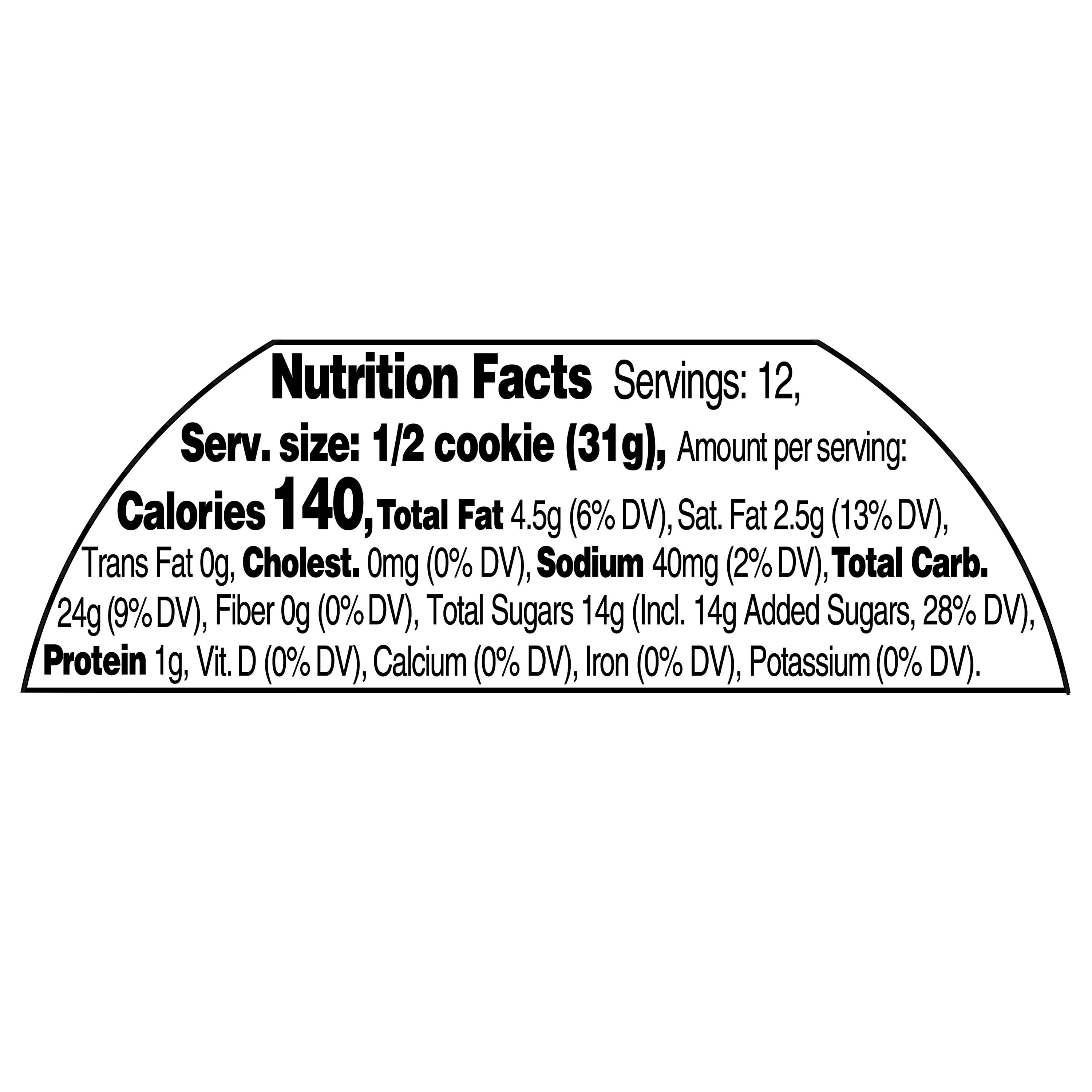 Freshness Guaranteed Pre Baked Hand Decorated Sugar Cookies, 13.2 oz, 6 Count