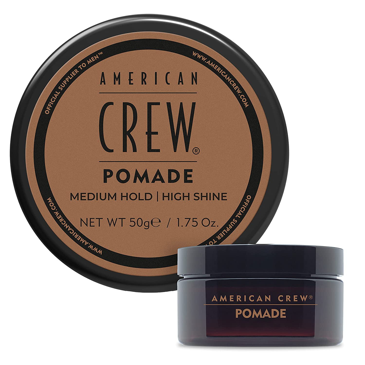 men's hair pomade by hold with high shine, 1.75 oz