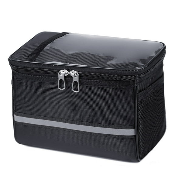 BIBABLYKE Road Bike Handlebar Bag Large Bicycles Front Storage Pouches Waterproof Phone Bag Bike Frame Pannier Organizers Pouches
