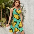 thumbnail image 5 of It's Taco Time! Sleeveless Dress Women Summer Evening Dresses Ladies Sundress, 5 of 7