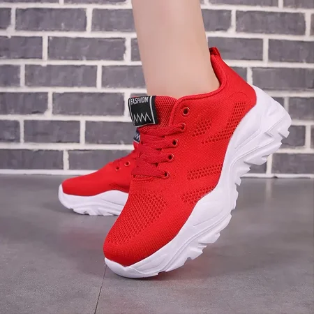 

Women‘s Casual Sneakers Comfortable Breathable Running Shoes Thick Sole Sports Shoes