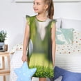 thumbnail image 4 of Balery golf ball perched on a tee Camisón de princesa para niñas, pijama de algodón con mangas abullonadas, suave y bonito.-Medium, 4 of 6