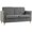 Grey, variant on HOMCOM 56" Loveseat Sofa, 2-Seater Couch with Wooden Legs, Dark Grey