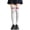 White, variant on StSilkitty Over the Knee Socks for Girls Cute Bowknot Lightweight Soft Knit Socks School Uniform Socks Size 3-13