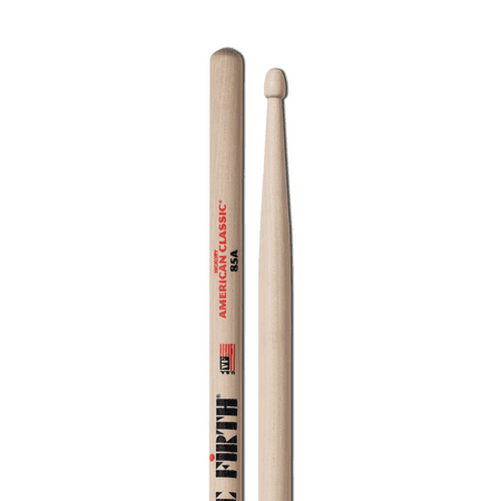 Vic Firth American Classic 85A Drumsticks, Wood Tip