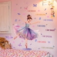 thumbnail image 1 of Calcomanías de pared inspirras con diseño de mariposas sacinora, vinilo extraíble para lescentes, niñas, niños, cuarto de bebé, habitación infantil, decoración artística, 1 of 3