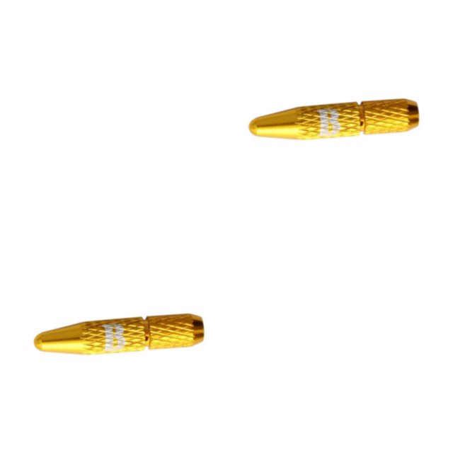 Dalazy Cable End Cap Bike Ends Crimps Ferrules Smooth and Effortless Brake Golden 18.4x3.7mm 2Set