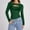 Green, variant on Womens Mesh Long Sleeve Crew Neck Tops Cut Out Front Side Ruched Sheer Blouse Asymmetrical Hem Party Clubwear Shirts Women Work Casual Big Shirt Spandex Women Long Sleeve Casual T Shirts for Women