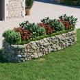 thumbnail image 1 of vidaXL Gabion Raised Bed Galvanised Iron 300x100x50 cm, 1 of 5