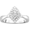 1/5 Carat T.W. Diamond Marquis-Shaped Promise Ring in Sterling Silver