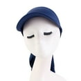 thumbnail image 2 of Sunproof Baseball Hat with Self Tie Turban Hot Day Hat for Travel Outdoor Adjustable Visors Cycling Hiking Sun Hat, 2 of 6