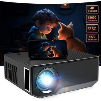 Emotn H1 Mini Projector, Native 1080P, 250 ANSI Lumen, Android 9.0