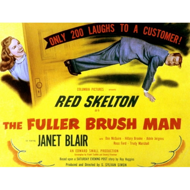 The Fuller Brush Man Blair Red Skelton 1948 Movie Poster