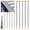 50-Galvanized steel, variant on 30 Galvanized steel 8 Inch Gutter Screws 6 Inch Metal Fasteners Roof Repair