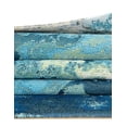 thumbnail image 3 of Unique Loom Outdoor Modern Collection Area Rug - Rip (6' 1" Round Blue and Ivory/Green), 3 of 8