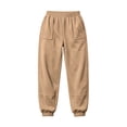 thumbnail image 6 of Qingpeng Womens High Waisted Jogger Sweatpants Elastic Drawstring Cuffed Ankle Casual Long Pants with Side Pockets, 6 of 6