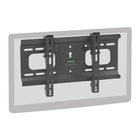 UPC: 0844660059158 | Stable Series Slim Tilting Wall Mount for Medium 32 – 55 inch TVs Max 165 lbs Black UL Certified