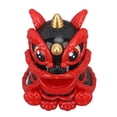 thumbnail image 3 of Wake Lion Ornament Automatic Nodding Bring Fortune Energy Saving Solar Waking Lion for Gift Car Decoration Black, 3 of 5