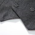 thumbnail image 6 of Men's Blazer Vest Qiggri Men's Casual Business Vests Lightweight Waistcoat Slim Fit Suit Vest, 6 of 9
