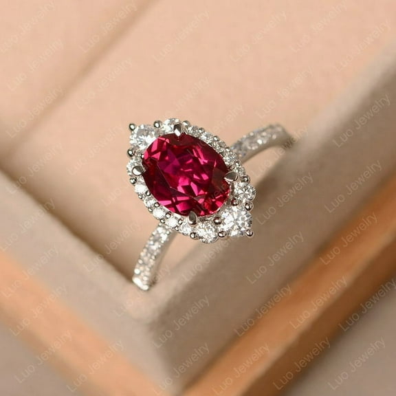 Natural Pink Ruby Ring, 925 Sterling Silver Ring, Gift for Her, Gemstone Ring, Birthstone Rings for Women, Gift For Her