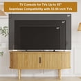 thumbnail image 4 of 47.2 - pulgada mesa de TV con sliding door y almacenamiento, suitable para sala de estar o dormitorio, 4 of 8