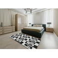 thumbnail image 5 of Ahgly Company Machine Washable Indoor Rectangle Transitional Charcoal Black Area Rugs, 5' x 8', 5 of 7