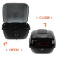 thumbnail image 3 of OULII Scooter Trunk Tail Box Black Metal Storage 1Pack for Long Trips, 3 of 6
