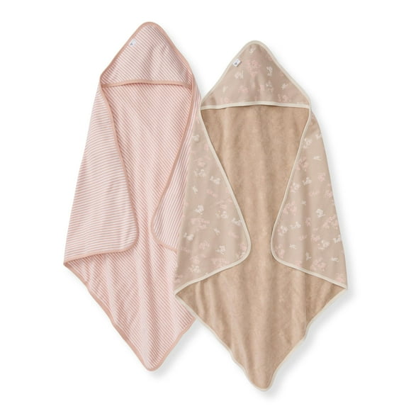 Toallas con capucha Burt's Bees de punto absorbente para bebés, 100% algodón orgánico