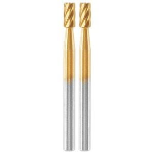 Dremel Max Life 194HP 1/8" High‑Speed Titanium Coated Carving Bit, Rotary Tool Accessory for Wood, Metal, PlastIc, 2‑Pack