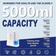 thumbnail image 2 of Lung Exerciser Device, Breathing Trainer - 5000ML Inhale Volume Measurement, Equipped with Ball Flow Rate Indicator, 2 of 5