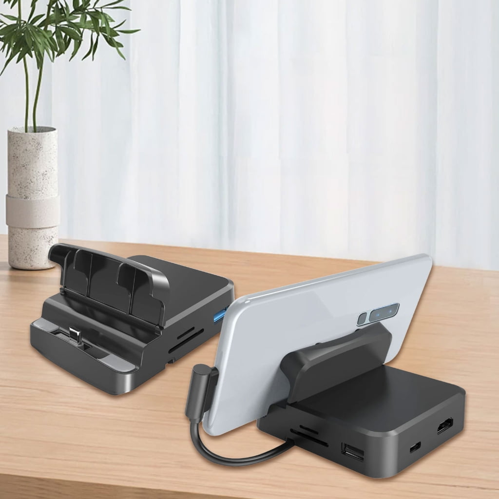 AOOOWER USB C Expansion Dock Memory Card Reader USB C Hub With Multiple USB Port