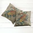 thumbnail image 6 of Ambesonne Japanese Throw Pillow Cover 2 Pack, Koi Fish Art, 18", Multicolor, 6 of 7