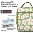 thumbnail image 4 of Daisy Lunch Tote Bag for All Ages, Reusable Insulated Bag for Women Men Students Office and Daily Meal Use, 4 of 6