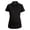 BLACK, variant on EDWARDS MINI PIQUE LADIES POLO, BLACK, S