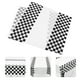 thumbnail image 3 of Manteles a cuadros desechables (2 unidades), blancos y negros., 3 of 7